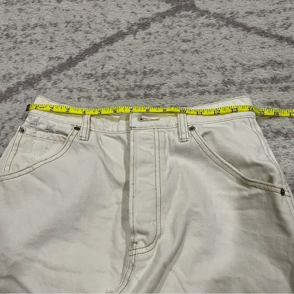 Free People Brea Cut Off Denim Skirt - Picture 14 of 15